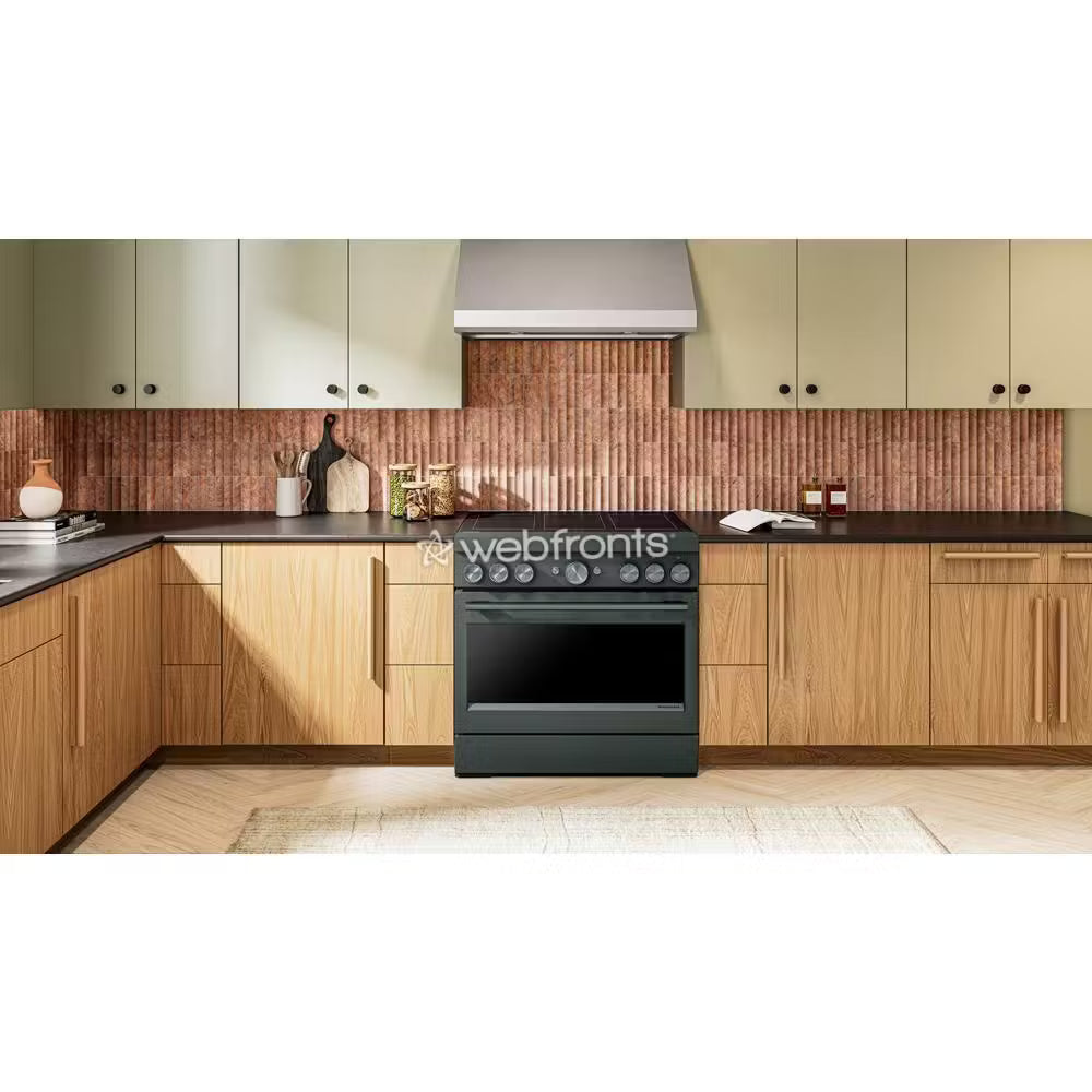 Kitchenaid KFIS936SJP 36-Inch 6-Element Induction Freestanding Commercial-Style Range With Air Fry