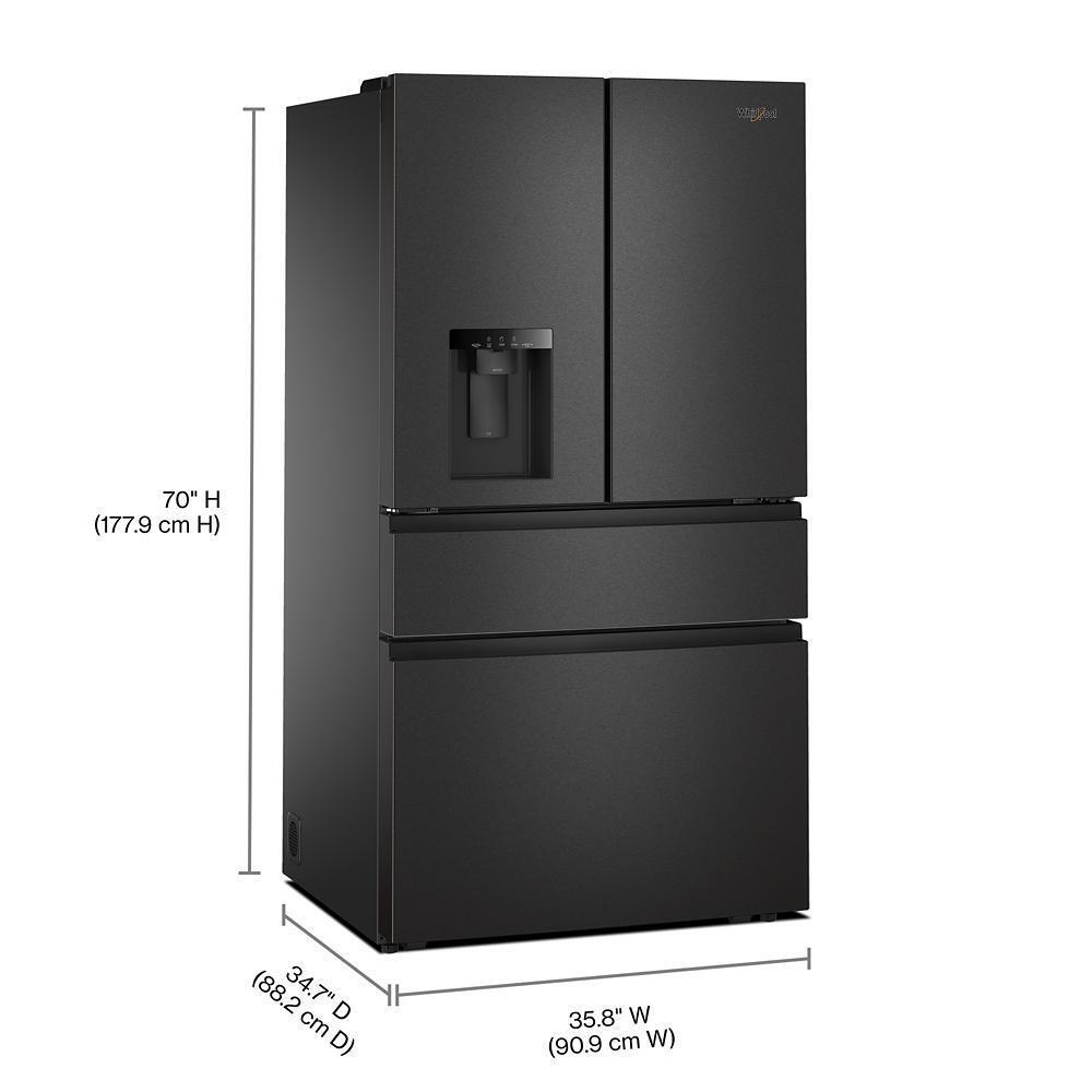 Whirlpool WRMF3536SV Whirlpool® 29 Cu. Ft. Family-Sized Capacity French Door Refrigerator With Flexible Temperature Drawer