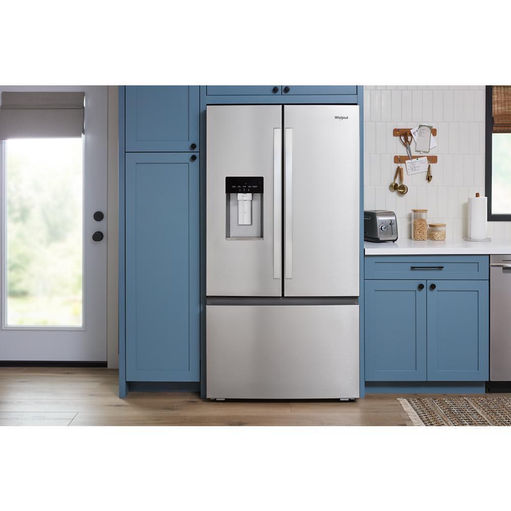 Whirlpool WRFC7036RZ 36-Inch Wide True Counter Depth 3-Door French Door Refrigerator - 23.4 Cu. Ft.