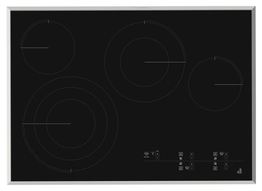 Jennair JEC4430HS Lustre Stainless 30" Electric Radiant Cooktop With Glass-Touch Electronic Controls Stainless Steel