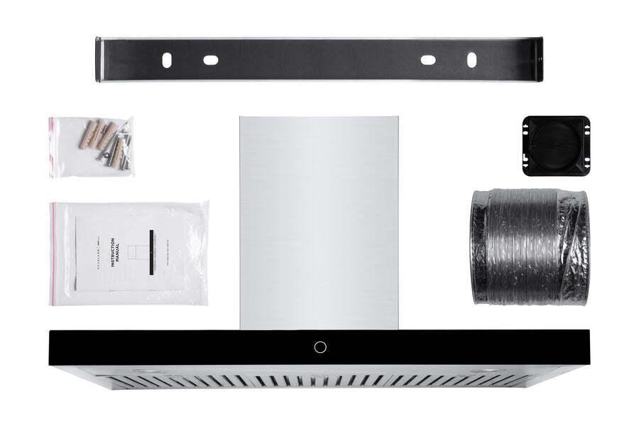 Hauslane WM739SS36 Hauslane Chef 36-In Convertible Stainless Steel Wall-Mounted Range Hood