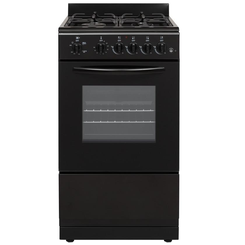 Element Appliance EGR204MCCB Element 1.9 Cu. Ft. 20 Gas Range - Black (Egr204Mccb)