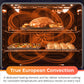 Sharp SSR3076SNS 30 In. 5 Burner 6.3 Cu. Ft. Slide-In Electric Range With True European Convection