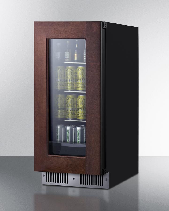 Summit SDHG1533PNRLHD 15" Wide Built-In Beverage Center (Panel Not Included)
