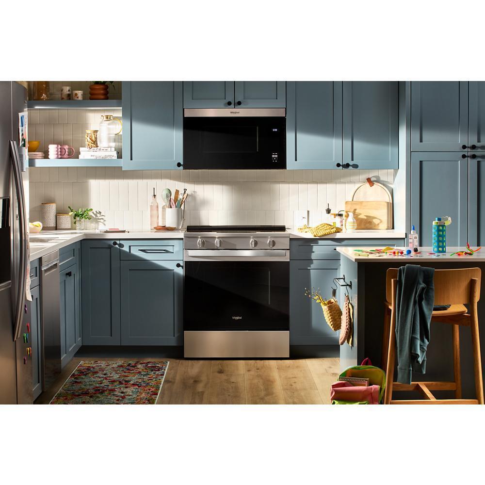 Whirlpool WSES5030SB 30-Inch Electric Smart Range - Thumbnail 4