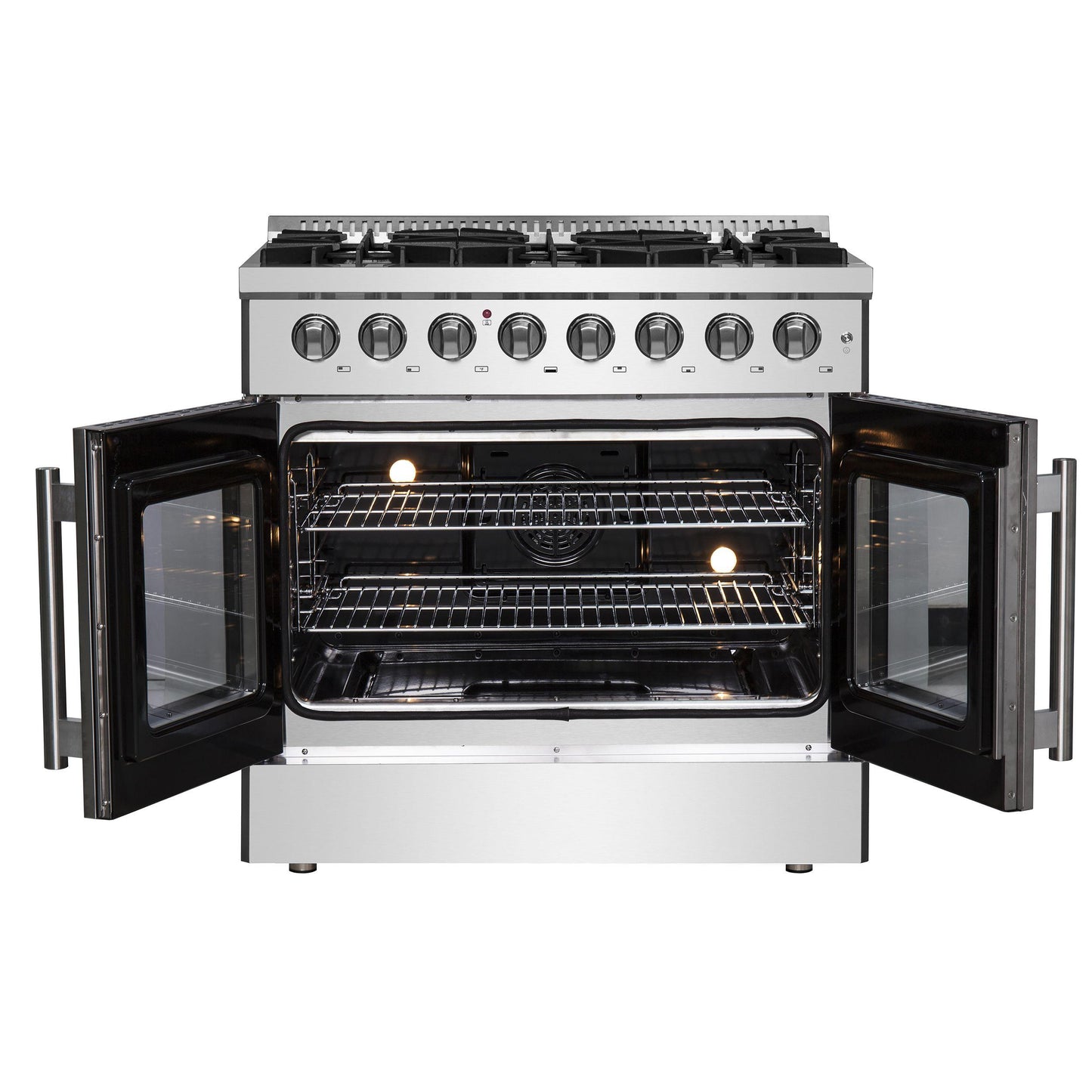 Forno FFSGS635636 Forno Galiano 36" Freestanding French Door Dual Fuel Range