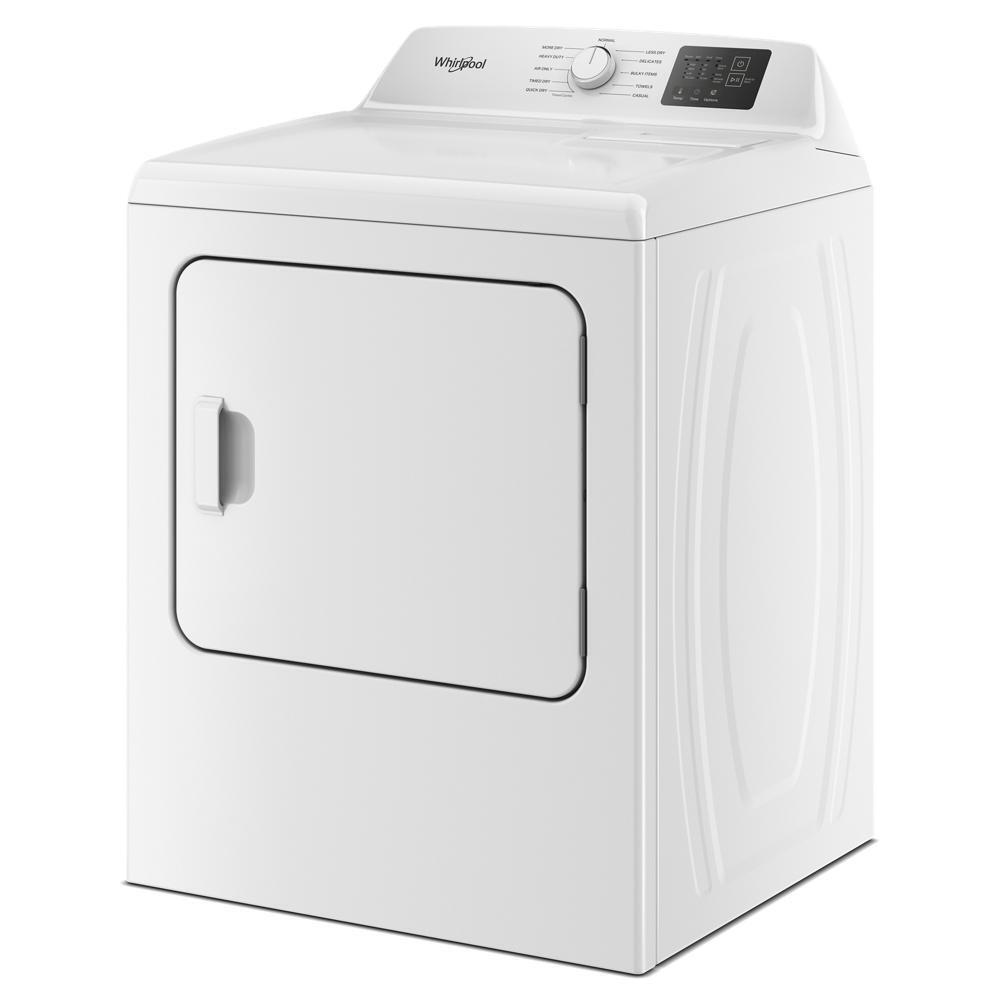 Whirlpool WED4105LSW 7.0 Cu. Ft. Electric Long Vent Dryer With Autosensing - Vented Top Load Matching