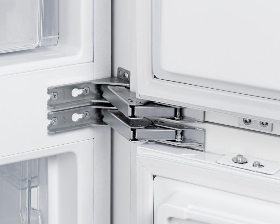 Summit FFBF11NT 24" Wide Fully Integrated Bottom Mount Refrigerator-Freezer (Panel Not Included)