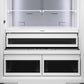 Bosch B36IT100NP Benchmark®, Vario Built-In Fridge-Freezer With Freezer At Bottom, 36'', Soft Close Flat Hinge