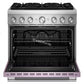 Kitchenaid KFDS936SWF 36-Inch 6 Burner Commercial-Style Dual Fuel Range With No Preheat Air Fry Mode