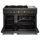 Kitchenaid KFDD948SBE 48-Inch 6 Burner Commercial-Style Dual Fuel Range With Griddle