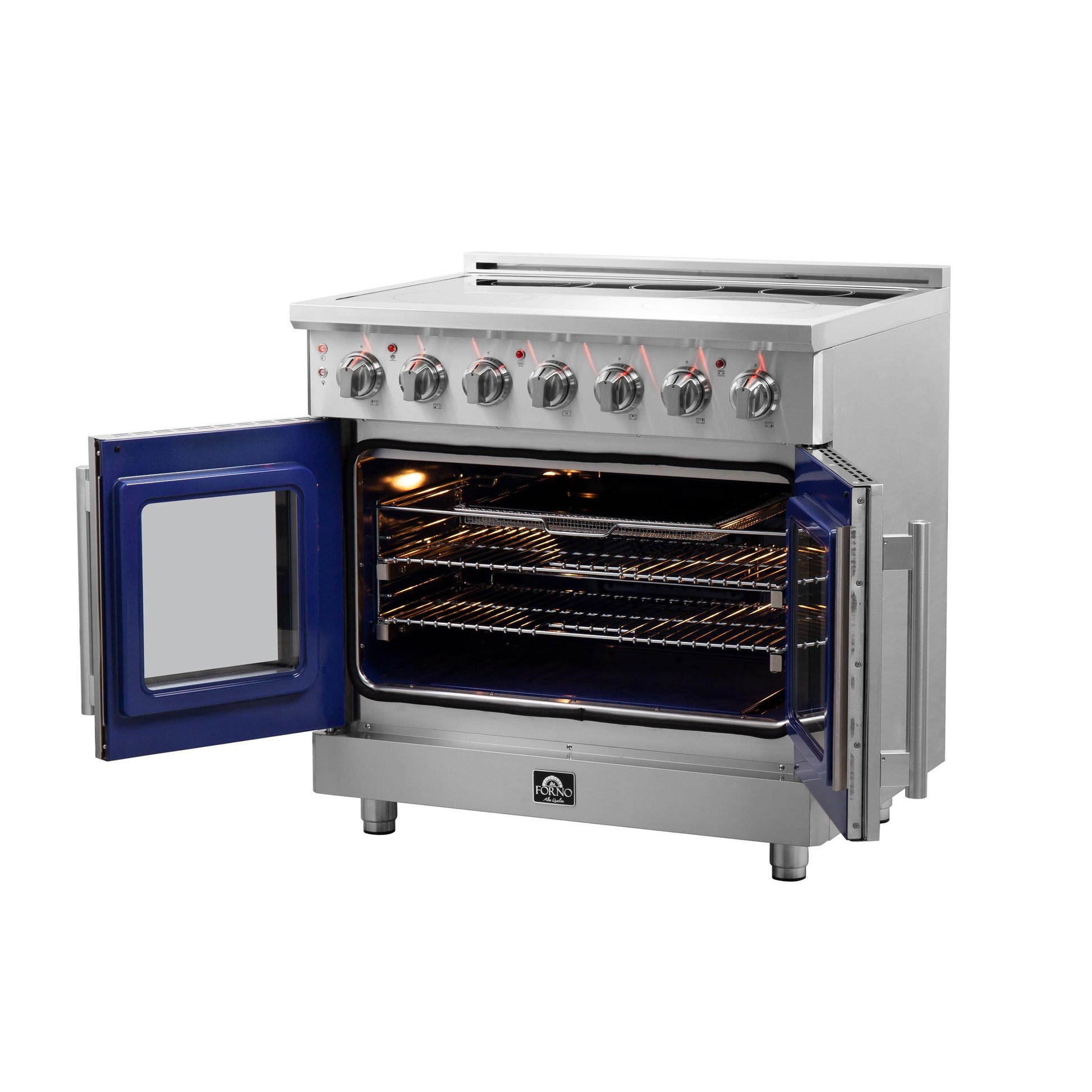 Forno FFSEL695536 Forno Massimo 36" Freestanding French Door Electric Range