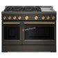 Kitchenaid KFGD948SBE Kitchenaid® 48-Inch 6 Burner Commercial-Style Gas Range With Griddle
