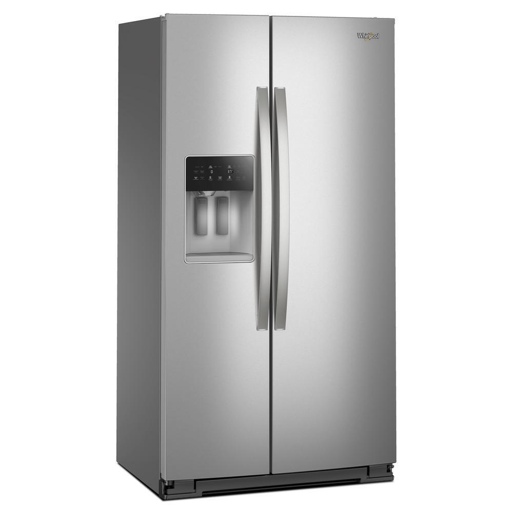WRS Whirlpool WRSC5536RZ Side By Side Freestanding Refrigerator | Town