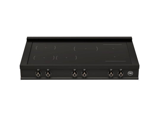 Bertazzoni PRO48RT6ICAT 48" 6 Induction Zones Rangetop Carbonio