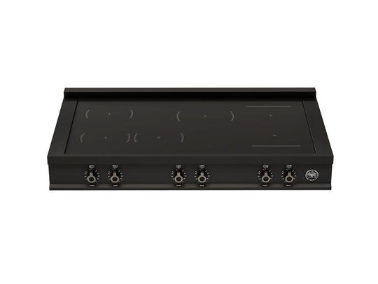 Bertazzoni PRO48RT6ICAT 48" 6 Induction Zones Rangetop Carbonio