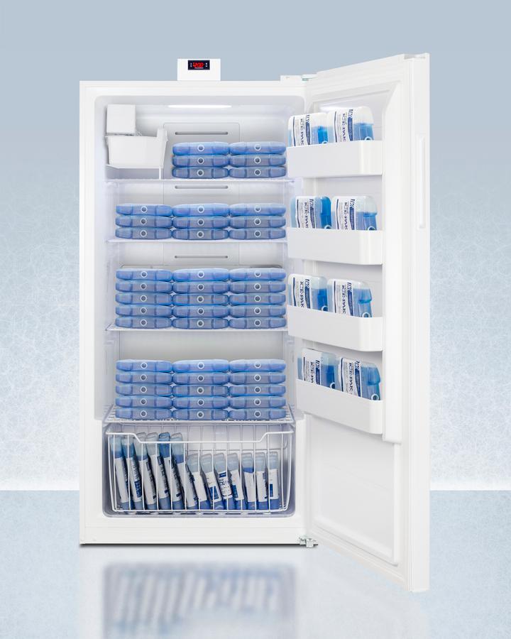 Summit FFUF194IM 33" Wide Upright All-Freezer With Icemaker