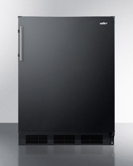 Summit FF63BKADA 24" Wide All-Refrigerator, Ada Compliant