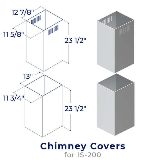 Hauslane CHK006 Chimney Cover Kit - Chk006 (Is-200) Range Hood Accessories