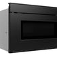 Sharp SMD2479MB Sharp 24 In. 1.2 Cu. Ft. Deco Series Built-In Smart Microwave Drawer™ Oven With Easy Wave Open In Black