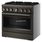 Kitchenaid KFDS936SBE 36-Inch 6 Burner Commercial-Style Dual Fuel Range With No Preheat Air Fry Mode