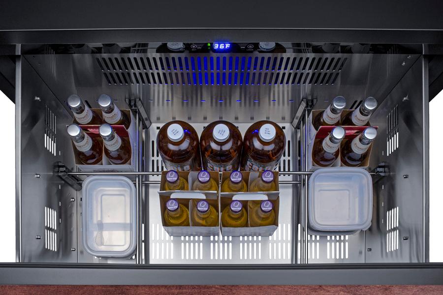 Summit SPR36332DPNR 36" Wide 2-Drawer All-Refrigerator (Panels Not Included)