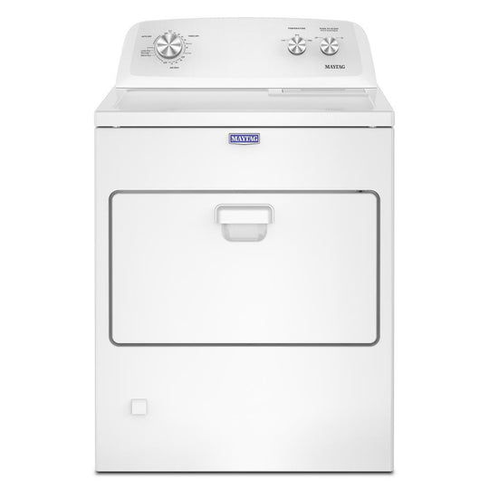 Maytag MGD4005SW Top Load Gas Wrinkle Prevent Dryer - 7.0 Cu. Ft.