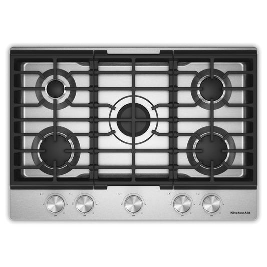 Kitchenaid KCGK330SSS Kitchenaid® 30 In. Gas Cooktop With 5 Versatile Burners