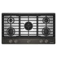 Kitchenaid KCGK536SBE Kitchenaid® 36 In. Gas Cooktop With 5 Burners And Integrated Wok Grate