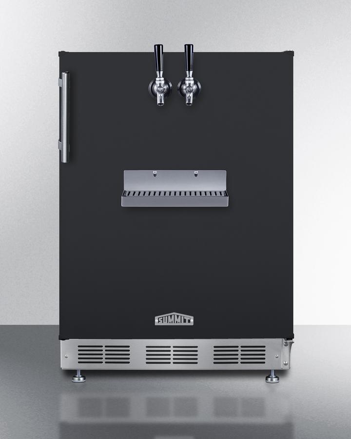 Summit SBC58BFRTP 24" Wide Front Tap Built-In Beer Kegerator