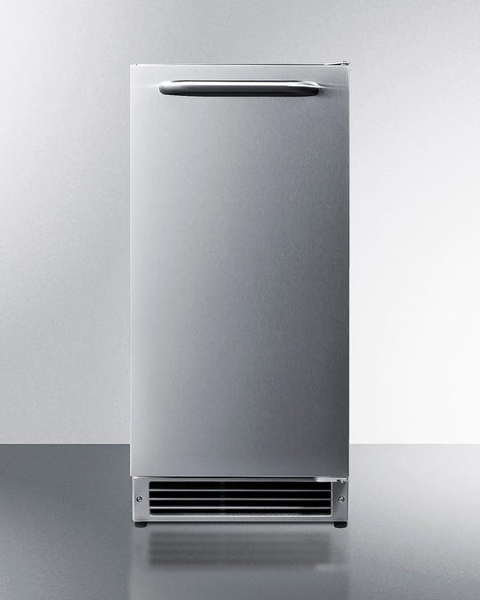 Summit BIM27OSADA 25 Lb. Drain-Free Outdoor Icemaker, Ada Compliant