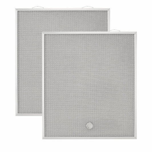 Broan HPFAMM30 Broan-Nutone® Genuine Replacement Aluminum Filter For Range Hoods, 15-3/4" X 13-7/8", Fits Select Models, (2-Pack)