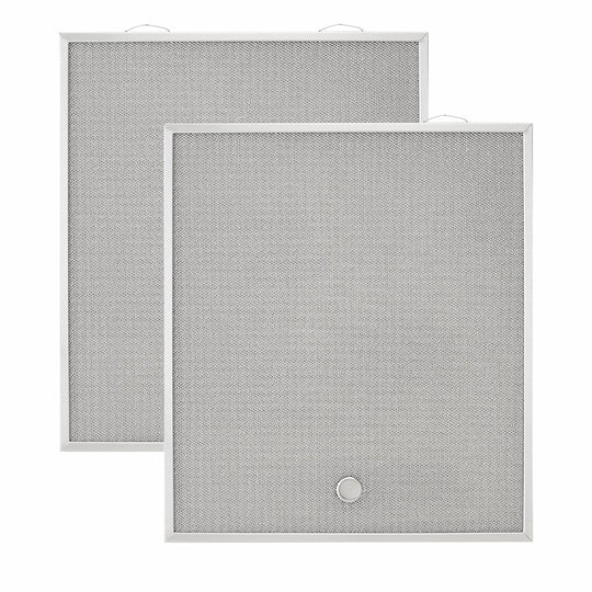 Broan HPFAMM30 Broan-Nutone® Genuine Replacement Aluminum Filter For Range Hoods, 15-3/4" X 13-7/8", Fits Select Models, (2-Pack)