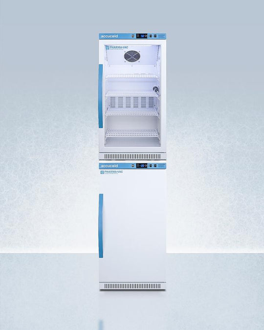 Summit ARG31PVBIADAAFZ2PVBIADASTACK 20" Wide Performance Series All-Refrigerator/All-Freezer Combination