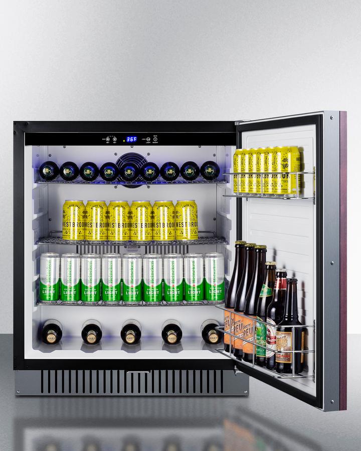 Summit FF27BSSADAIF 27" Wide Built-In All-Refrigerator, Ada Compliant (Panel Not Included)