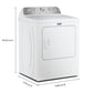 Maytag MED5605RW 7.0 Cu. Ft. Top Load Dryer With Pet Pro Option