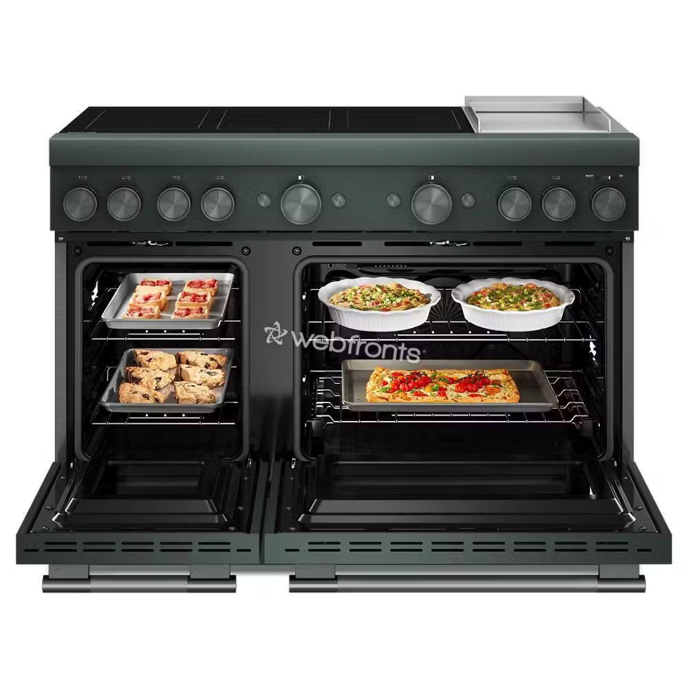 Kitchenaid KFID948SJP 48-Inch 6-Element Induction Freestanding Commercial-Style Range With Griddle