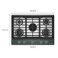 Kitchenaid KCGK730SJP Kitchenaid® 30 In. Gas Cooktop With 5 Burners And Integrated Wok Grate