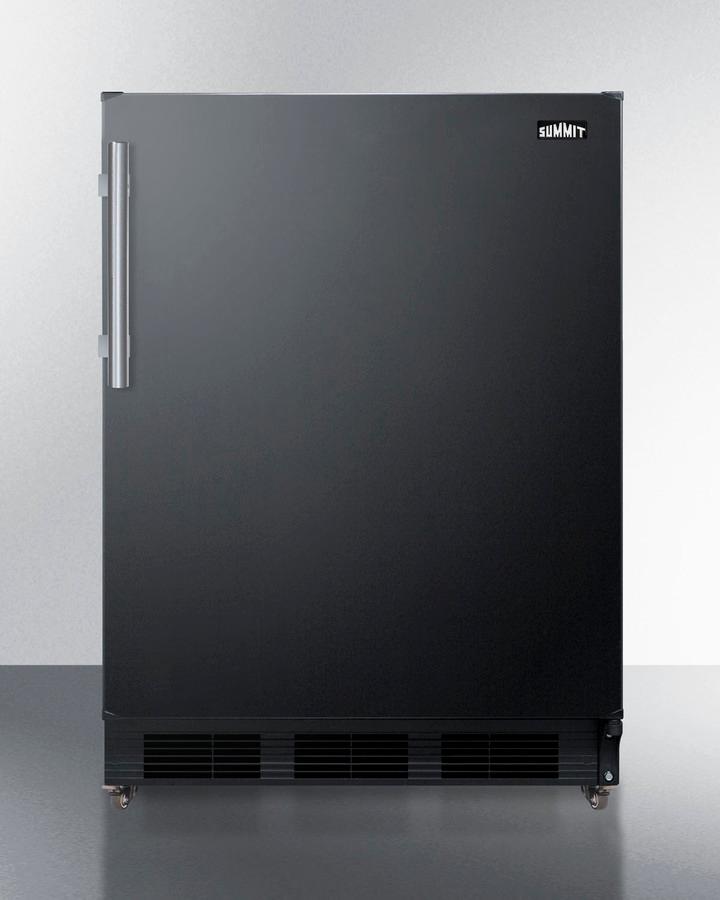 Summit FF7LBLKMBL 24" Wide All-Refrigerator