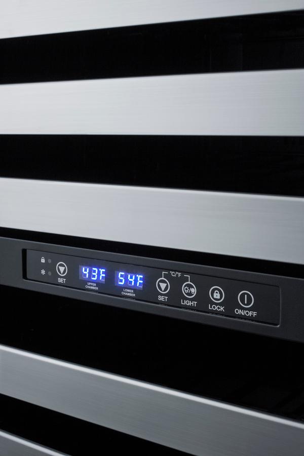 Summit ALWC532PNRLHD 24" Wide Built-In Wine Cellar, Ada Compliant (Panel Not Included)