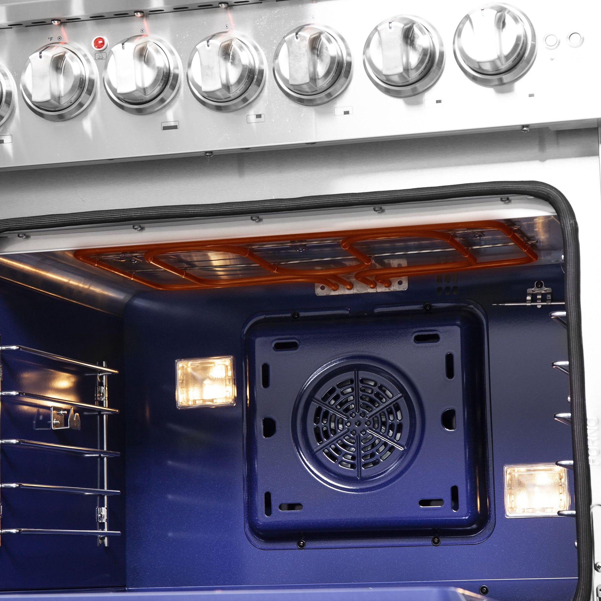 Forno FFSGS638748 Forno Capriasca 48" Freestanding French Door Dual Fuel Range