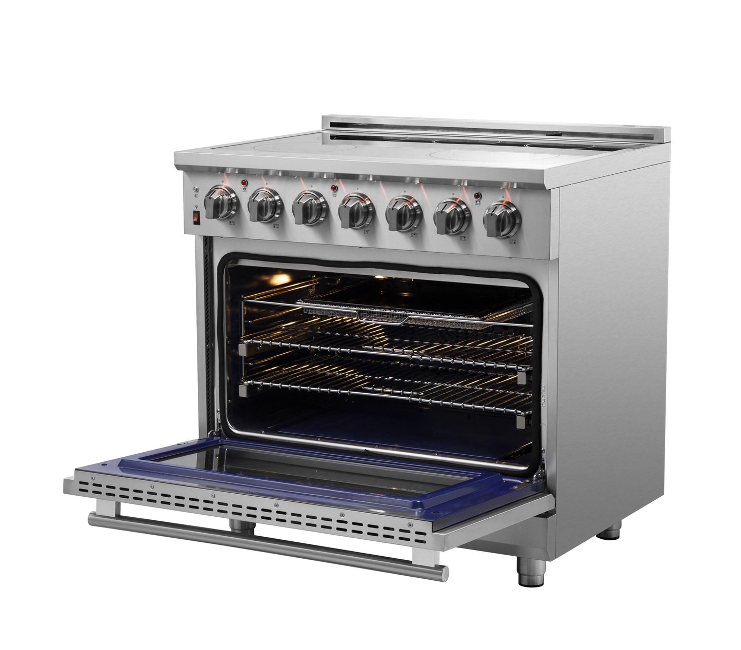 Forno FFSEL602036 Forno Massimo 36" Freestanding Chef _X000D_ Door Electric Range