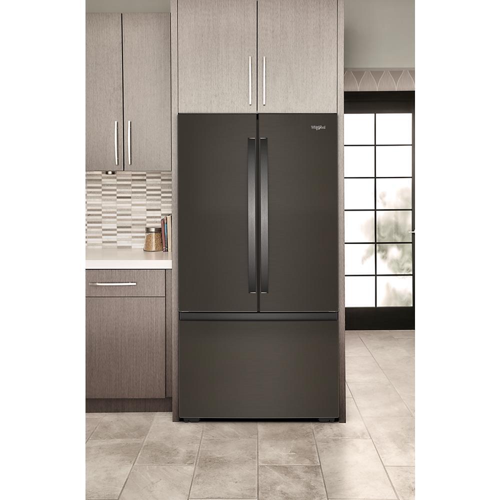 Whirlpool WRFC3036RV 36-Inch Wide True Counter Depth 3-Door French Door Refrigerator - 24 Cu. Ft.