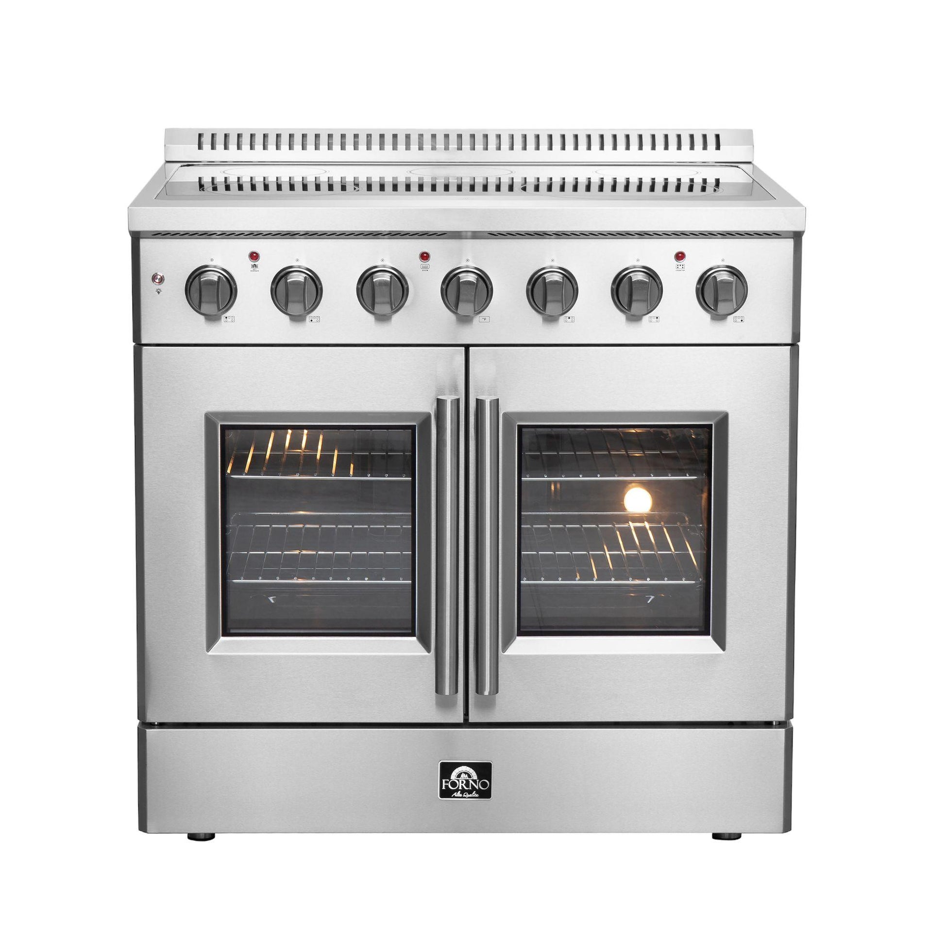 Forno FFSEL691736 Forno Galiano 36" Freestanding French Door Electric Range