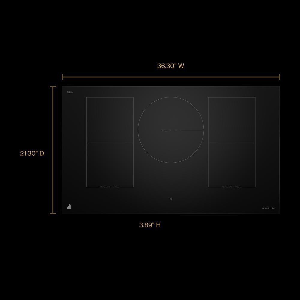 Jennair JICT736SB 36" Oblivion Smart Induction Cooktop With Temperature-Controlled Cooking
