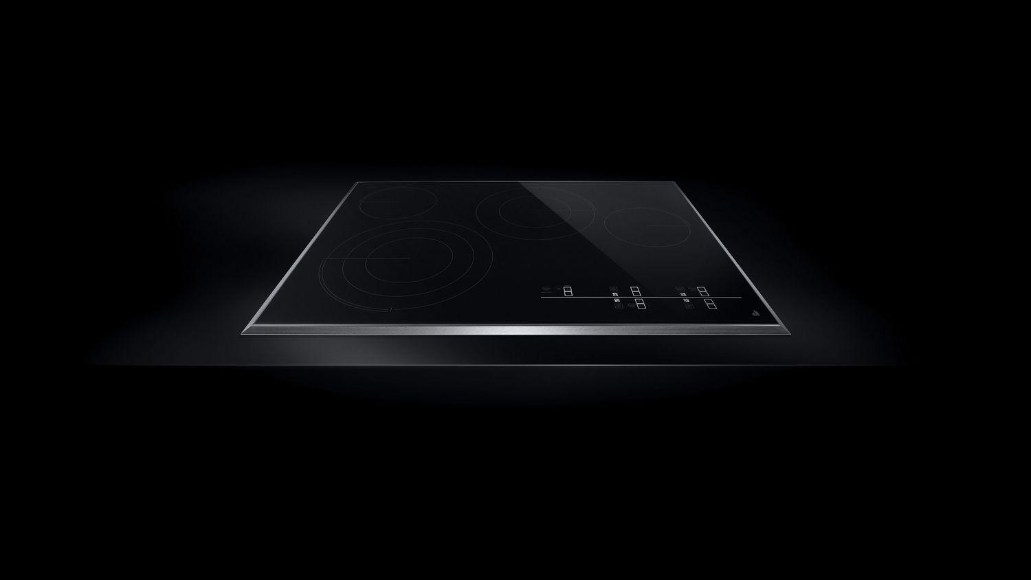 Jennair JEC4430HS Lustre Stainless 30" Electric Radiant Cooktop With Glass-Touch Electronic Controls Stainless Steel