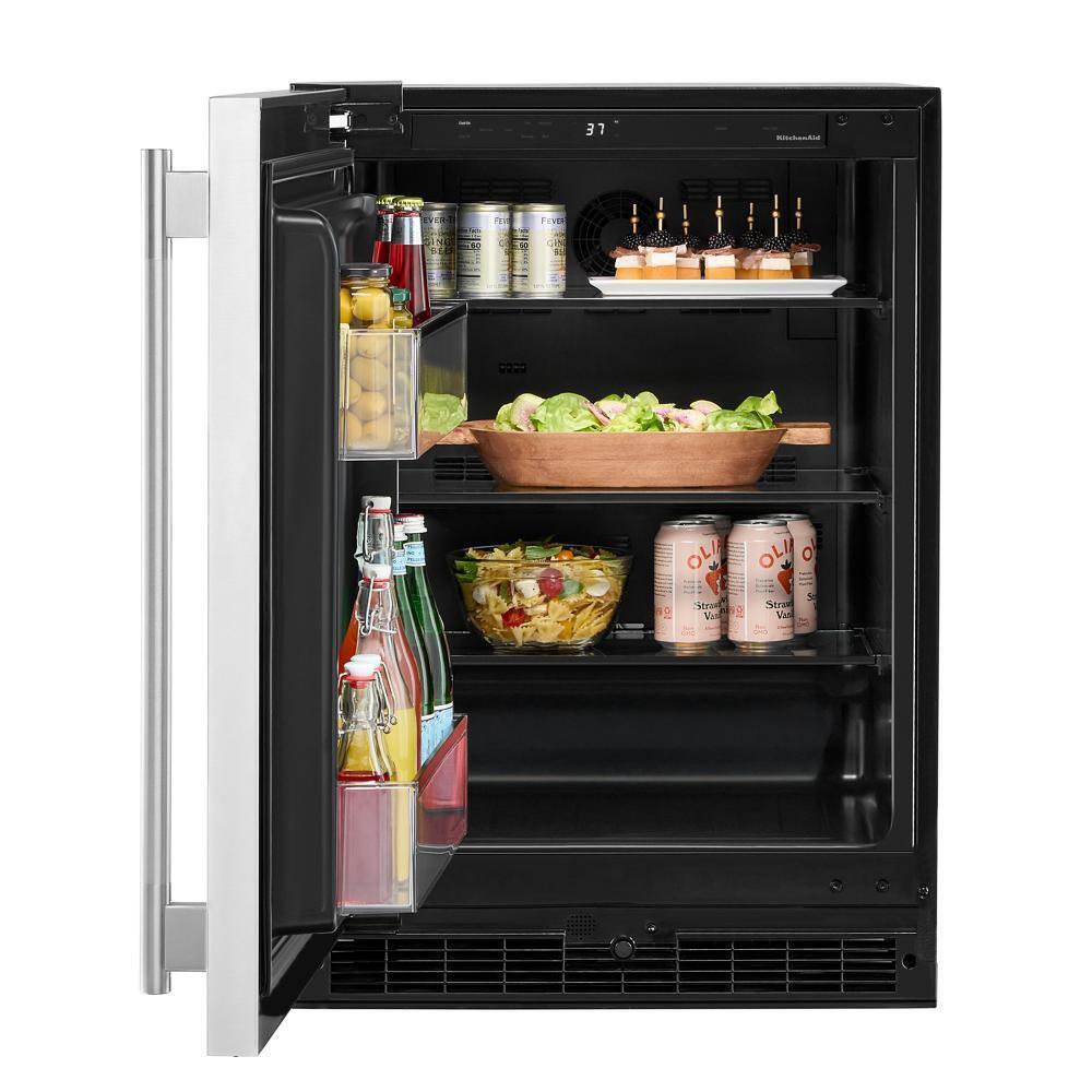 Kitchenaid KURL124SSB 24" Undercounter Refrigerator With Stainless Steel Door