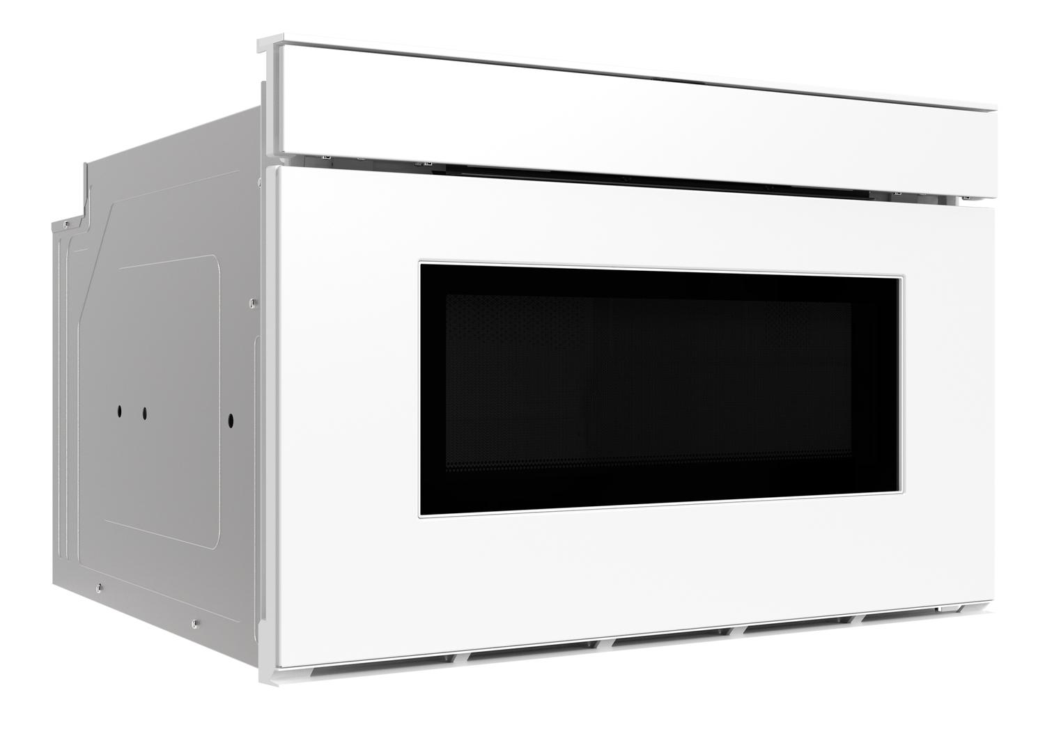 Sharp SMD2479MW Sharp 24 In. 1.2 Cu. Ft. Deco Series Built-In Smart Microwave Drawer™ Oven With Easy Wave Open In White