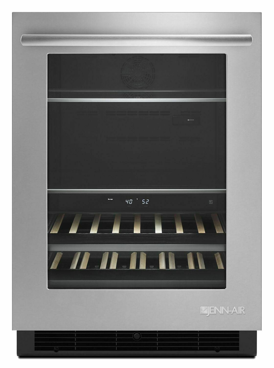 Jennair JUB24FLERS Euro-Style 24" Under Counter Beverage Center - Stainless Steel