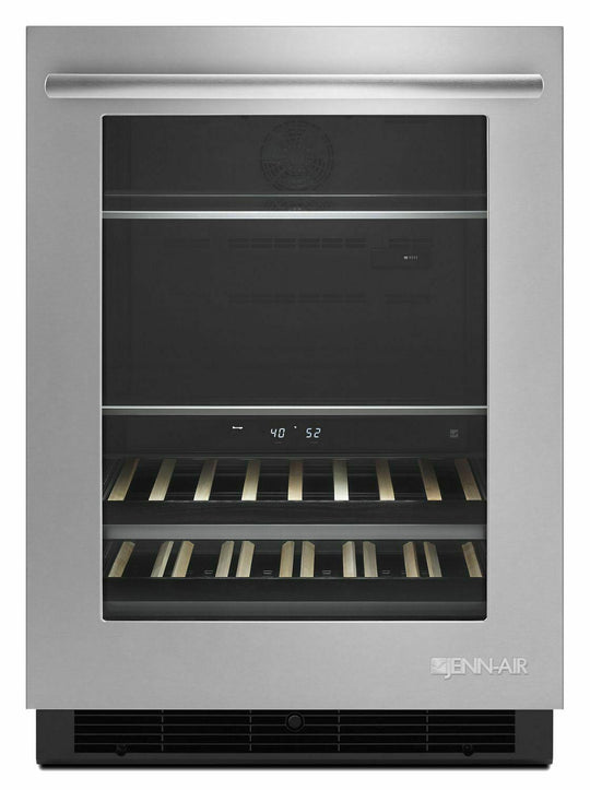 Jennair JUB24FLERS Euro-Style 24" Under Counter Beverage Center - Stainless Steel